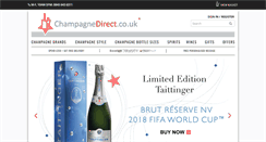 Desktop Screenshot of champagnedirect.co.uk