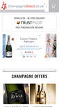 Mobile Screenshot of champagnedirect.co.uk