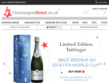 Tablet Screenshot of champagnedirect.co.uk